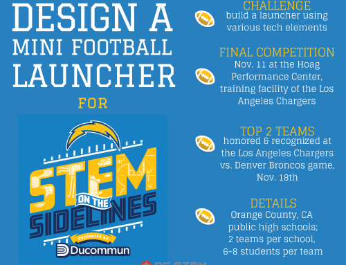 #STEMonTheSidelines Challenge, by Ducommun Inc. and the Los Angeles Chargers